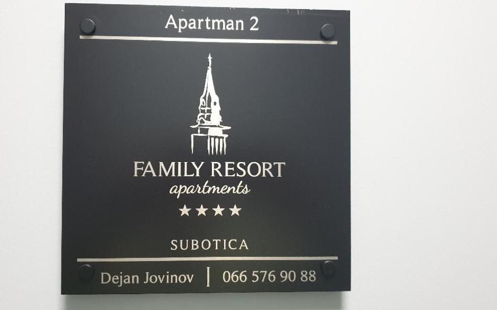 Family Resort Subotica Apartments Extérieur photo